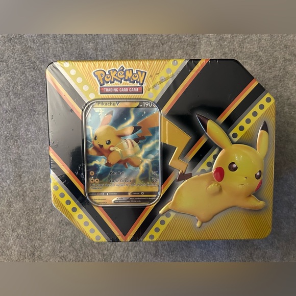 Pikachu V Powers Tin